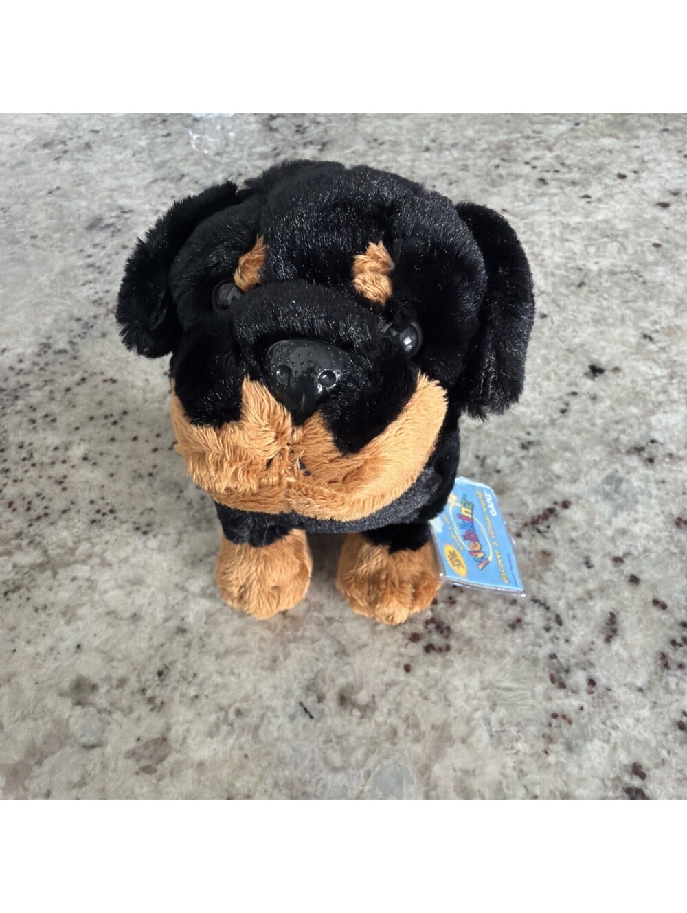 GANZ Webkinz Rottweiler Dog HM183 Plush Stuffed Animal NWT NEW unused CODE